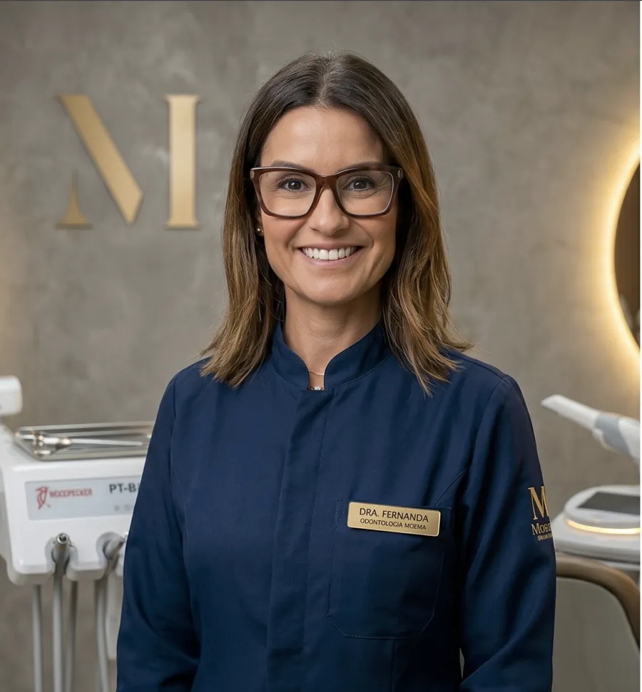 Dra. Fernanda Bittencourt Guedes no consultório